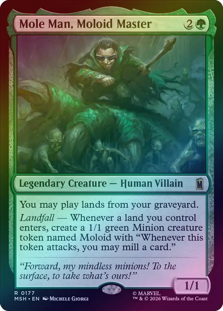 Mole Man, Moloid Master (Foil) (MSH)