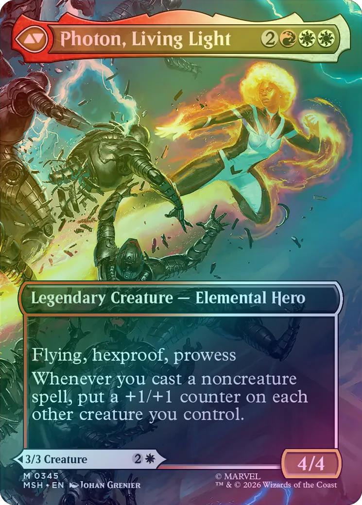 Monica Rambeau // Photon, Living Light - Borderless Scene (Foil) (MSH) - Image 2
