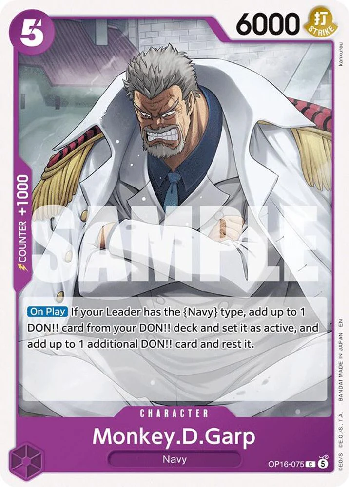 Monkey.D.Garp - OP16-075 - Common