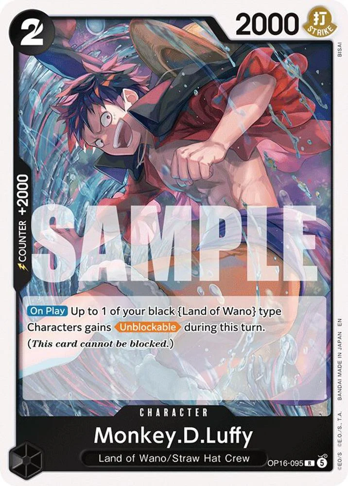 Monkey.D.Luffy (095) - OP16-095 - Rare