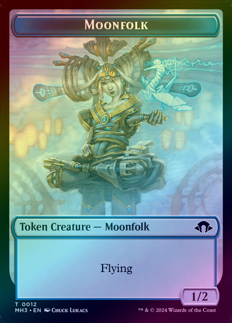 Moonfolk // Servo Token (Foil) (TMH3)