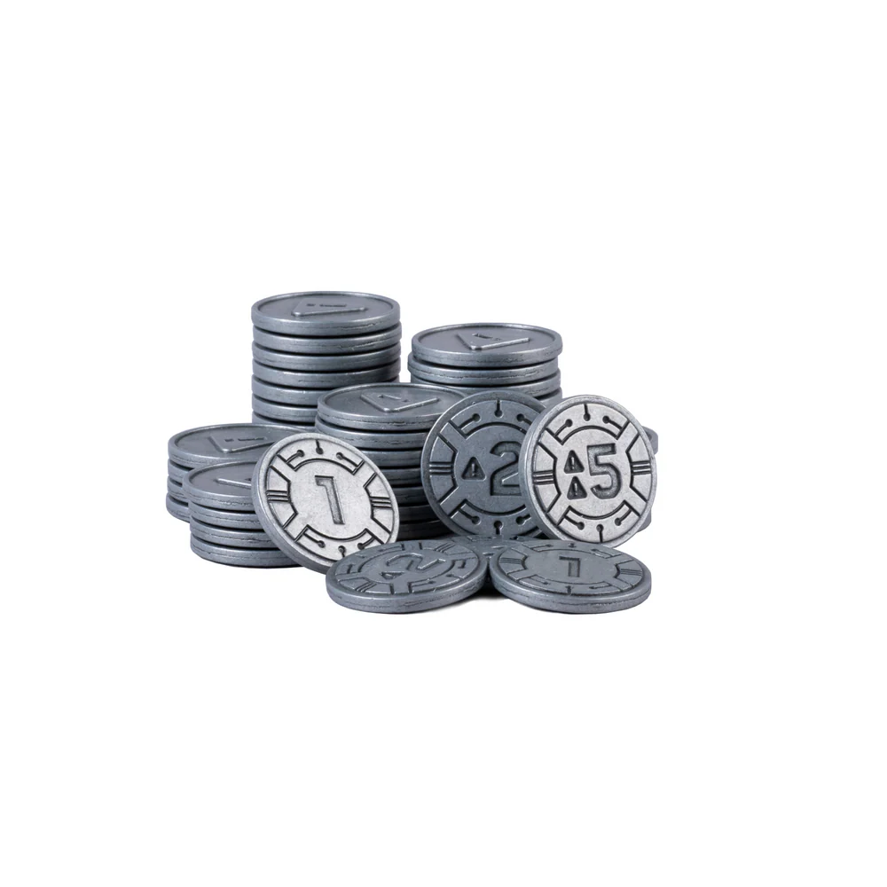 Moonrollers Metal Hazard Tokens