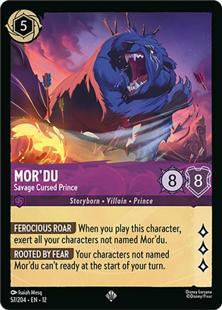 Mor'du (Savage Cursed Prince) - 57/204 - Super Rare