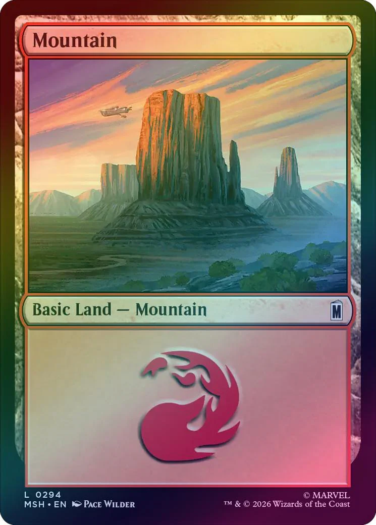 Mountain (294) (Foil) (MSH)