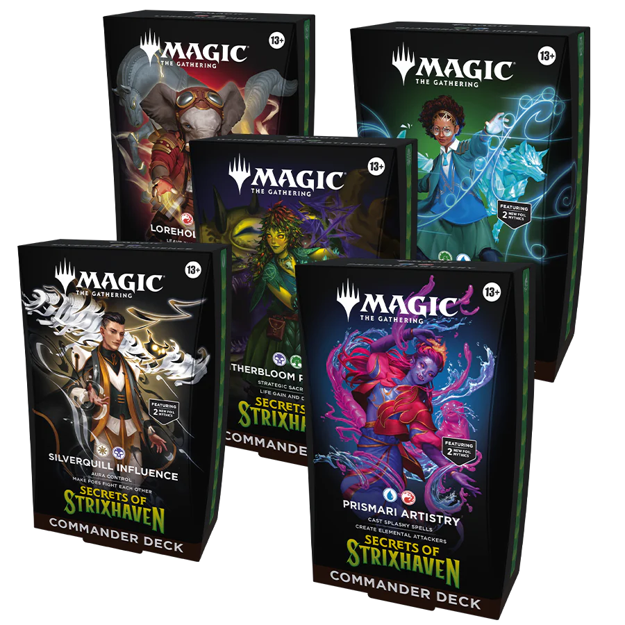 MTG - Secrets of Strixhaven - Commander Deck - Set of 5