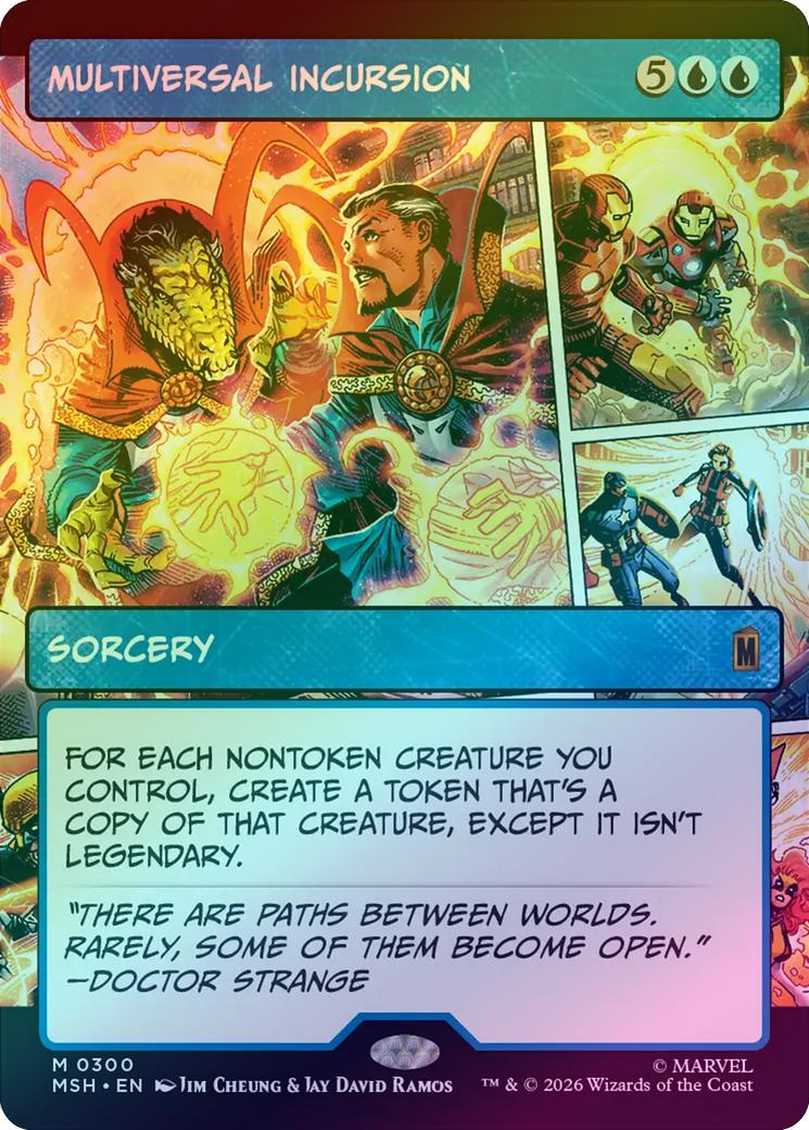 Multiversal Incursion - Panel Showcase (Foil) (MSH)