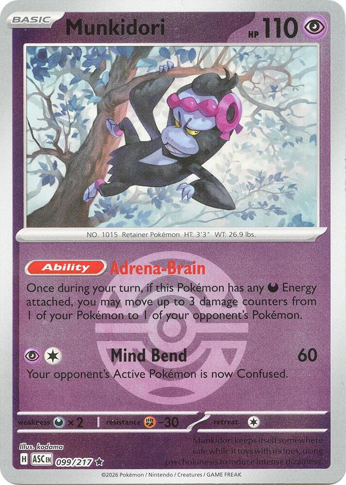 Munkidori (Dusk Ball) - 099/217 - Rare