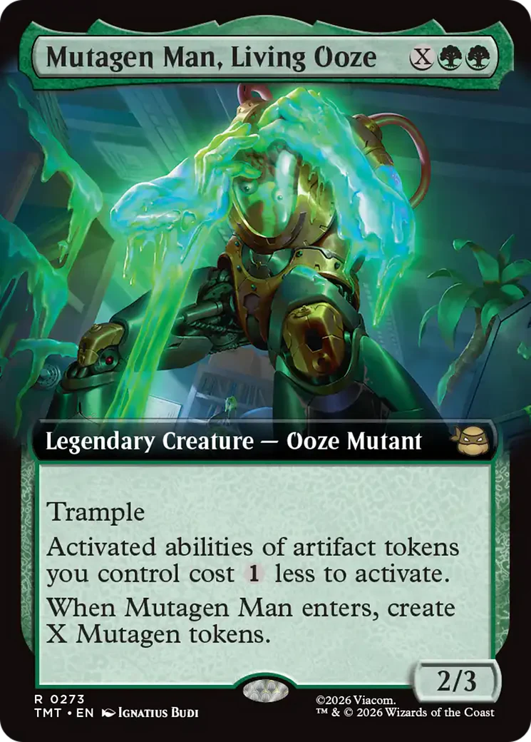 Mutagen Man, Living Ooze - Extended Art (TMT)