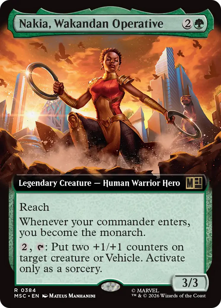 Nakia, Wakandan Operative - Extended Art (MSC)