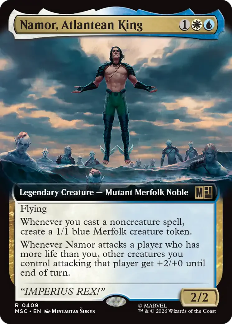 Namor, Atlantean King - Extended Art (MSC)