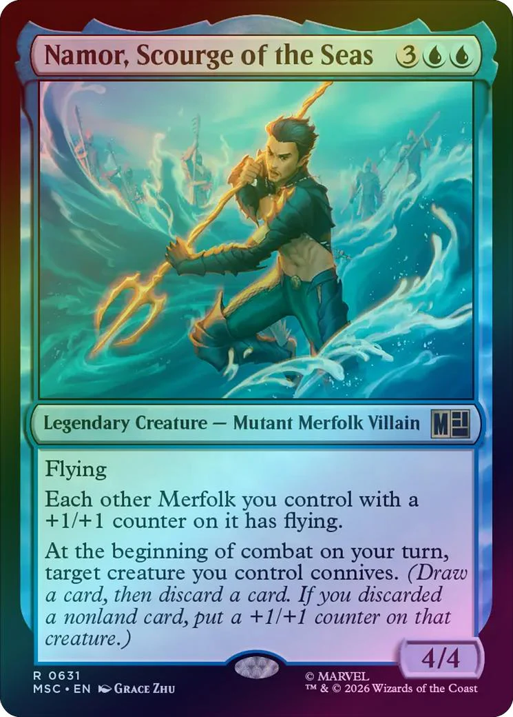Namor, Scourge of the Seas (Foil) (MSC)