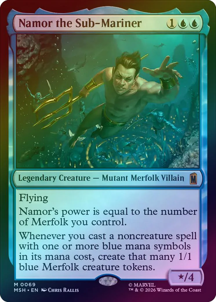 Namor the Sub-Mariner (Foil) (MSH)