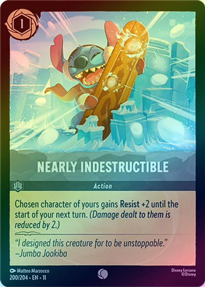 Nearly Indestructible - 200/204 - Common (Foil)