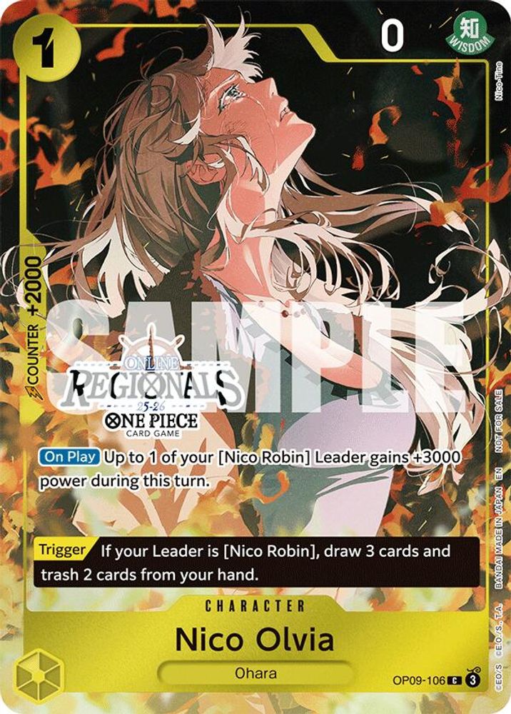 Nico Olvia (Online Regional Participation Pack 2025 Vol.1) - OP09-106 - Common
