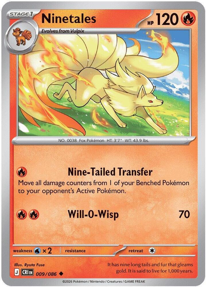 Ninetales - 009/086 - Uncommon
