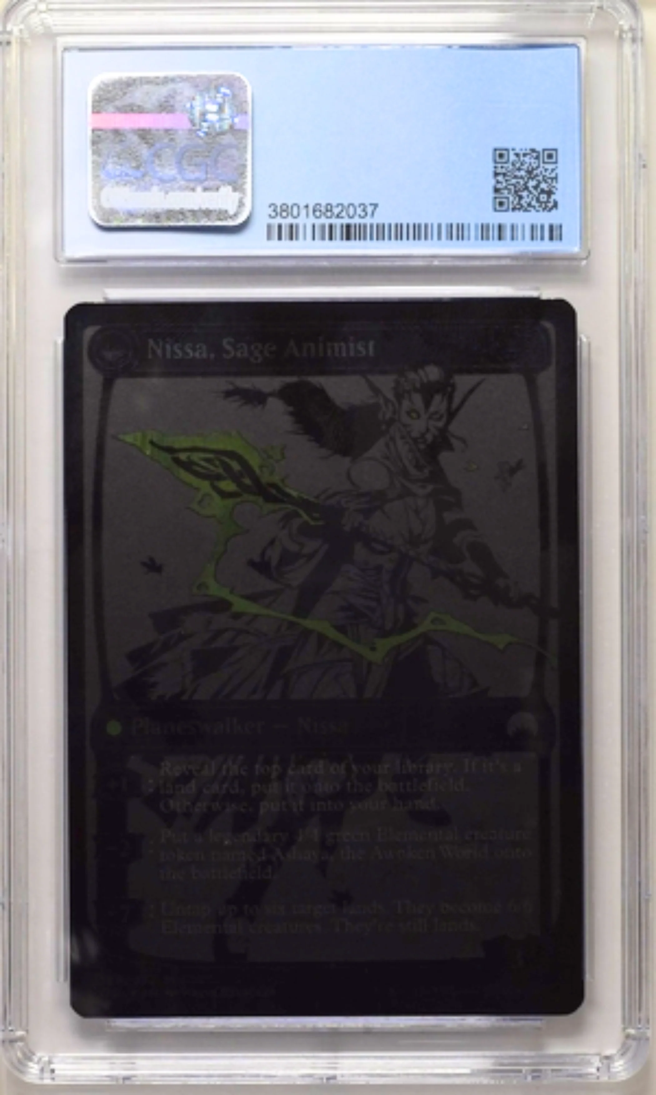 Nissa, Vastwood Seer // Nissa, Sage Animist - San Diego Comic-Con 2015 - CGC Graded 9 - Image 2