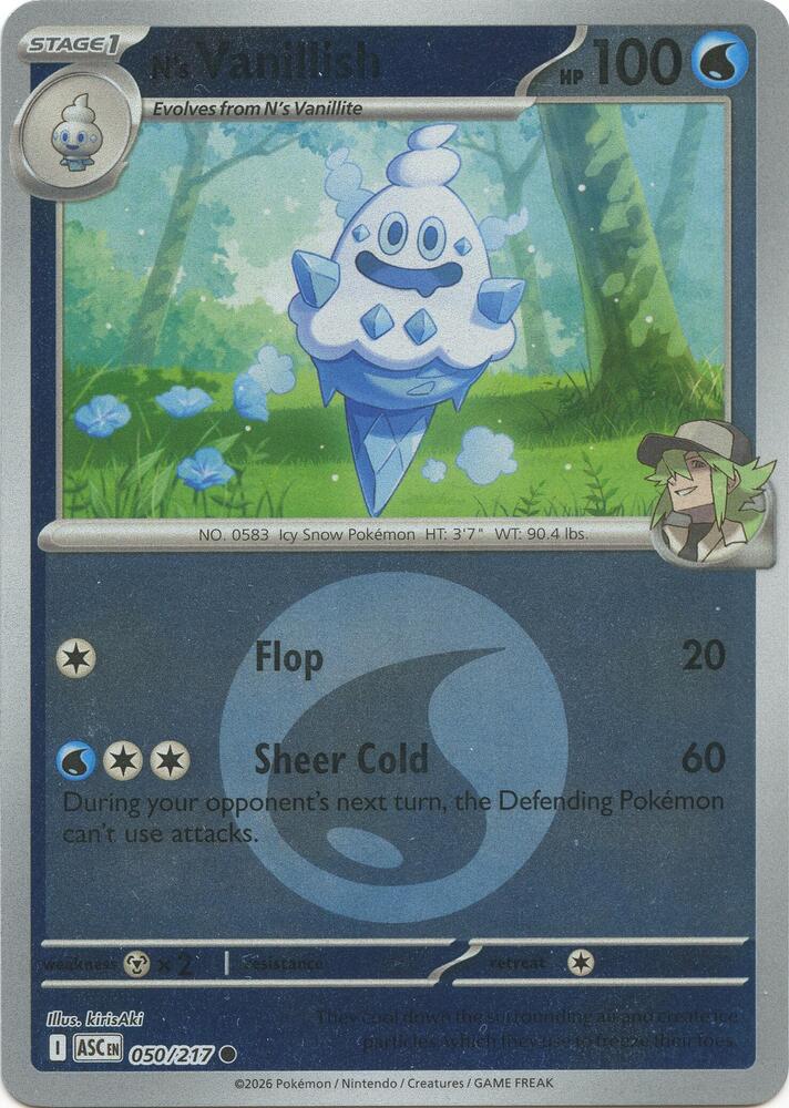 N's Vanillish (Energy Symbol Pattern) - 050/217 - Common