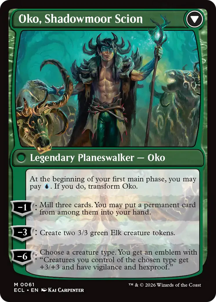 Oko, Lorwyn Liege // Oko, Shadowmoor Scion - Promo Pack (PECL) - Image 2