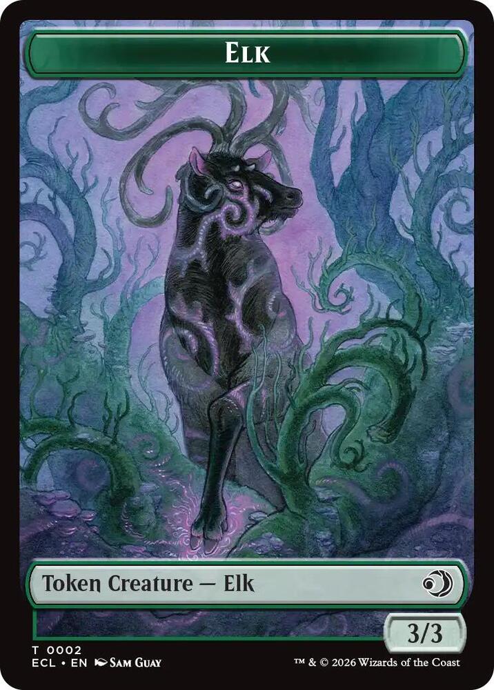 Oko, Shadowmoor Scion // Elk Token (Foil) (TECL) - Image 2