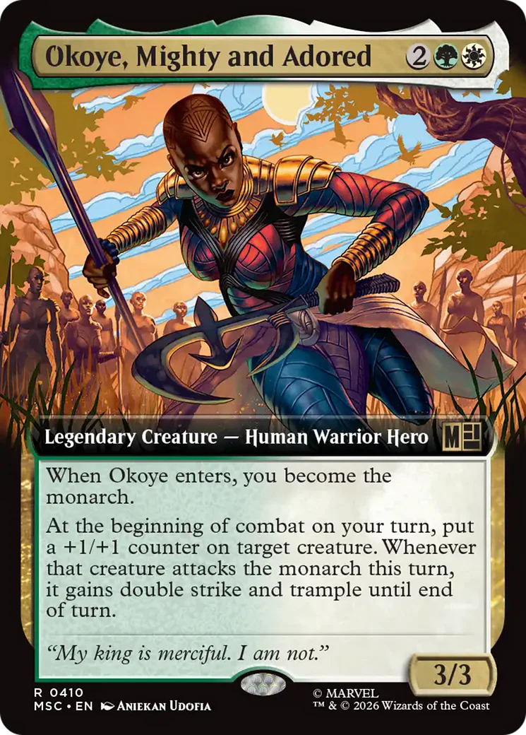 Okoye, Mighty and Adored - Extended Art (MSC)