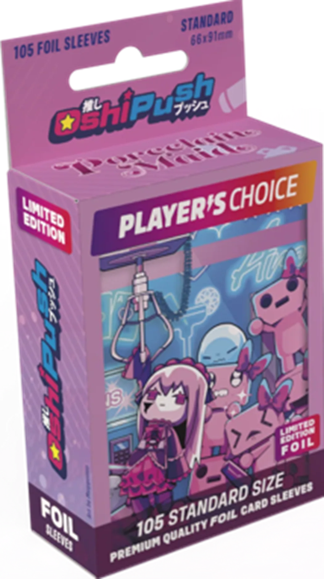 Oshi Push: The VTuber Card Game - Gen 2 Standard Foil Sleeves 105ct - Porcelain Maid Limited Edition
