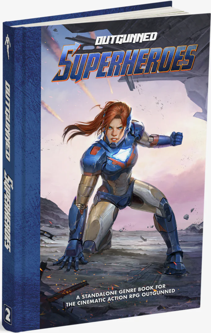 Outgunned RPG - Outgunned Superheroes Core Rulebook (HC) (Pre-Order)