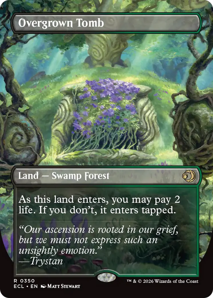Overgrown Tomb // Overgrown Tomb - Borderless (ECL)