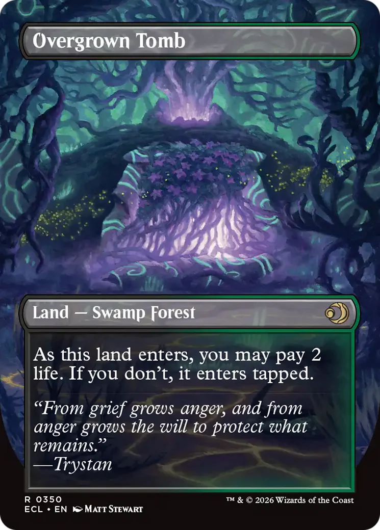 Overgrown Tomb // Overgrown Tomb - Borderless (ECL) - Image 2