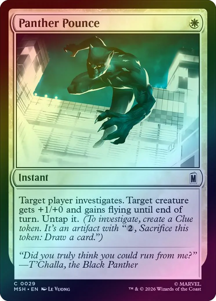 Panther Pounce (Foil) (MSH)