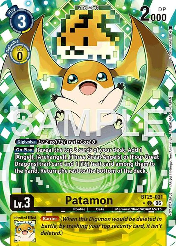 Patamon (Full Art) - BT25-031 - Uncommon