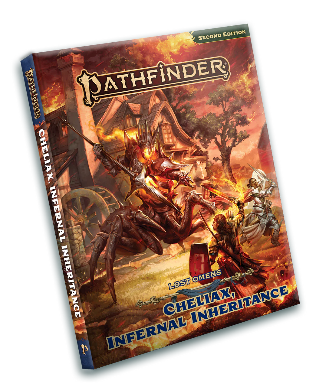 Pathfinder 2E Remastered - Lost Omens: Cheliax, Infernal Inheritance - Regular Cover (HC) (Pre-Order)