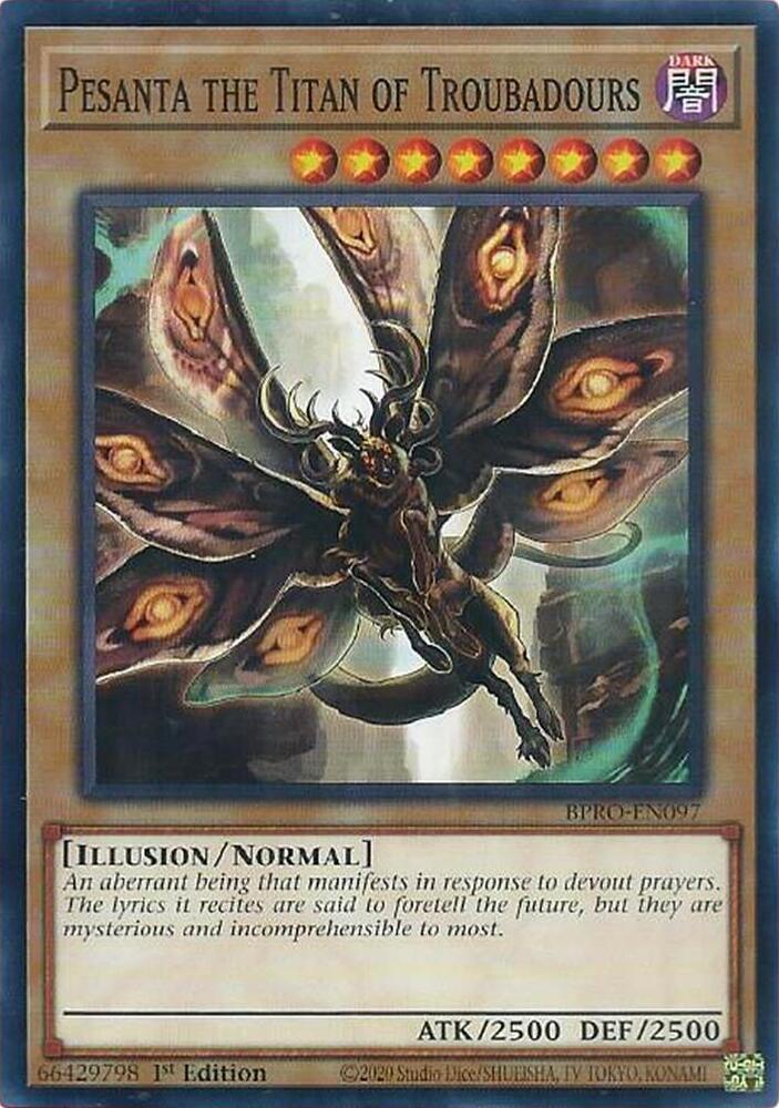Pesanta the Titan of Troubadours - BPRO-EN097 - Common - 1st Edition