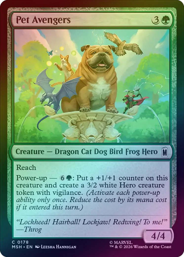 Pet Avengers (Foil) (MSH)