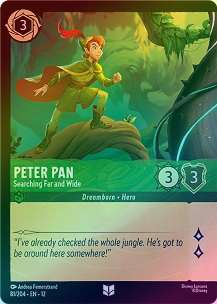 Peter Pan (Searching Far and Wide) - 81/204 - Uncommon (Foil)