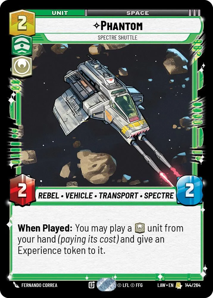 Phantom - Spectre Shuttle - 144/264 - Rare
