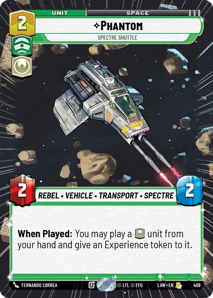 Phantom - Spectre Shuttle (Hyperspace) - 408 - Rare