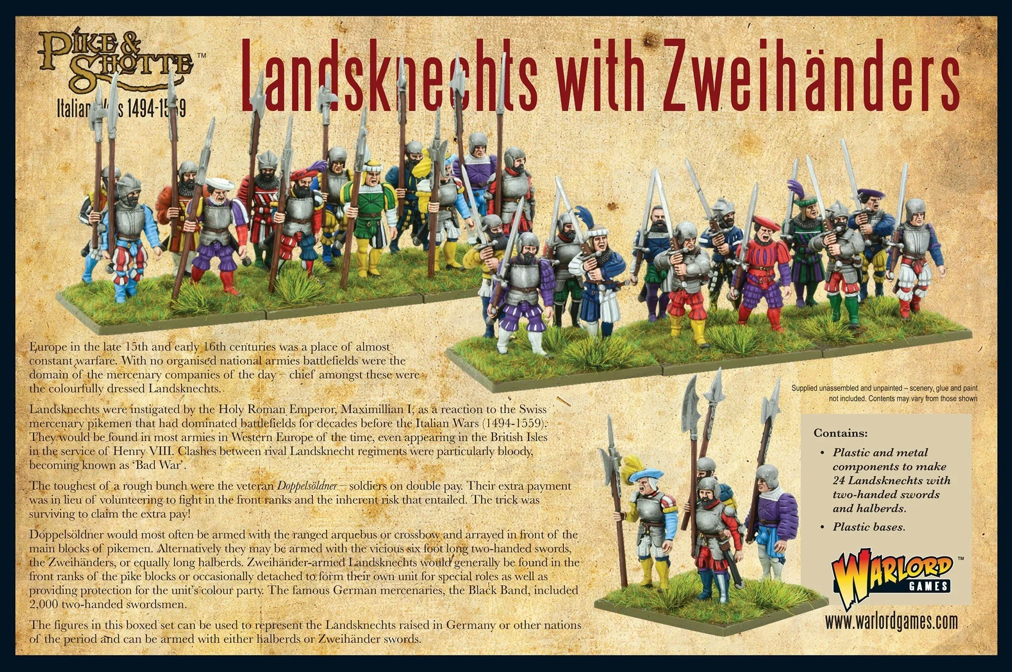 Pike & Shotte - Landsknechts with Zweihanders [202016002] - Image 2