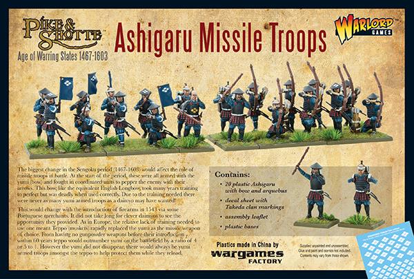 Pike & Shotte - Wars of the Samurai (1467 - 1603) - Ashigaru Missile Troops - Image 2