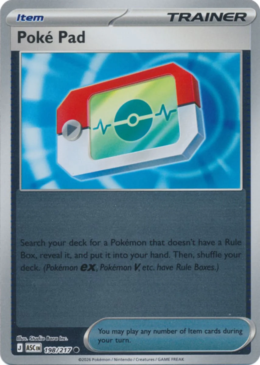 Poke Pad - 198/217 - Common - Reverse Holo