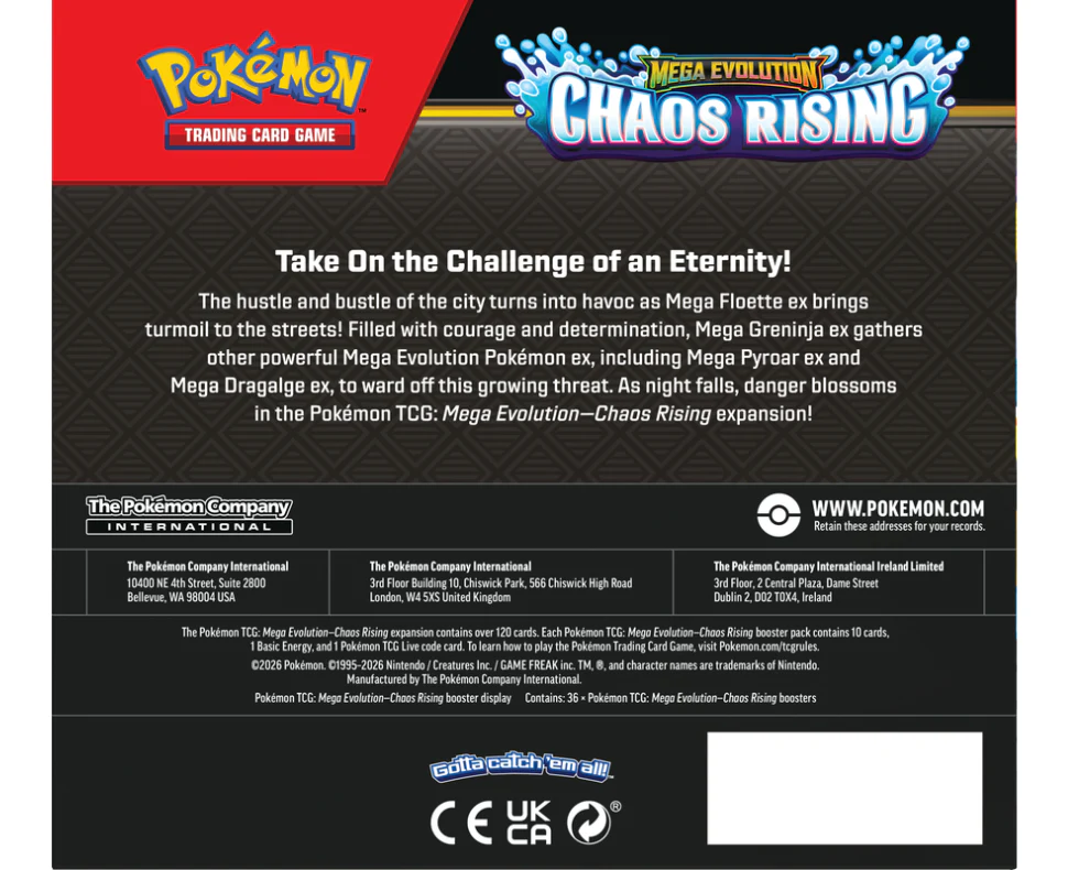 Pokemon - Mega Evolution - Chaos Rising - Booster Box - Image 2