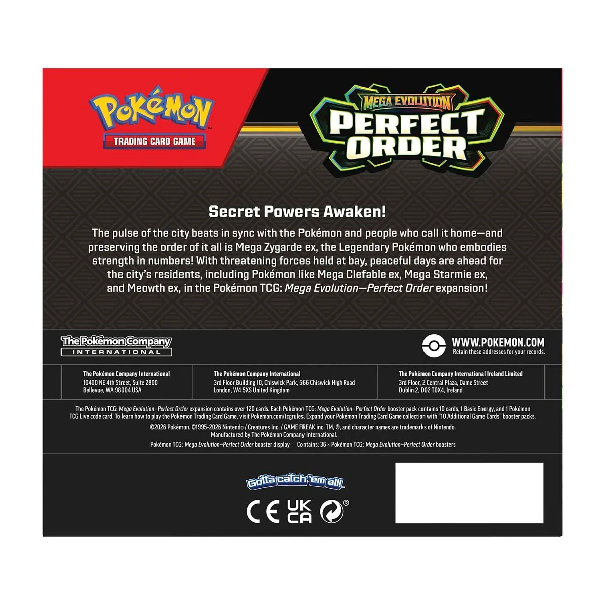 Pokemon - Mega Evolution - Perfect Order - Booster Box - Image 4