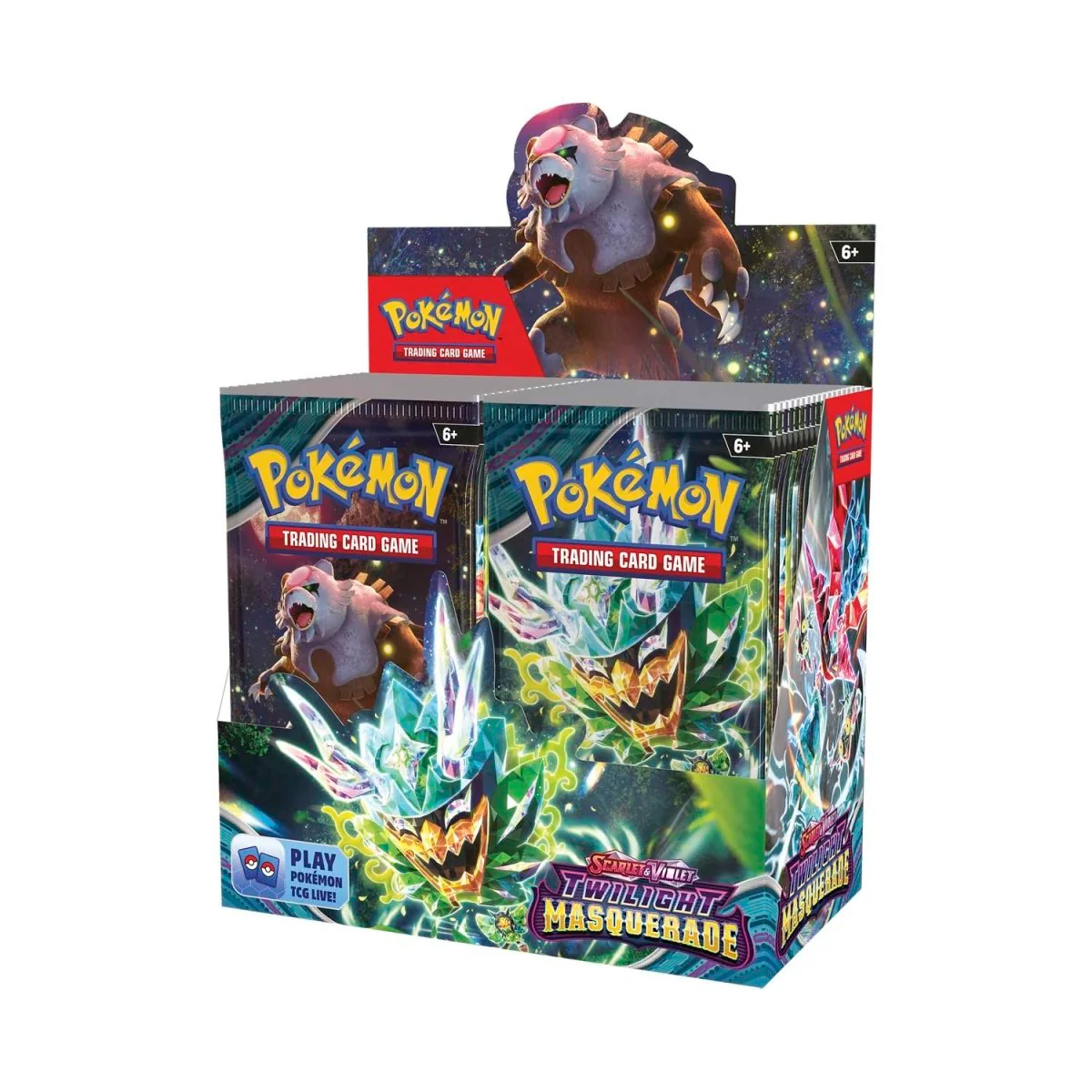 Pokemon - Scarlet and Violet - Twilight Masquerade - Booster Box (Euro 36 Pack Box)