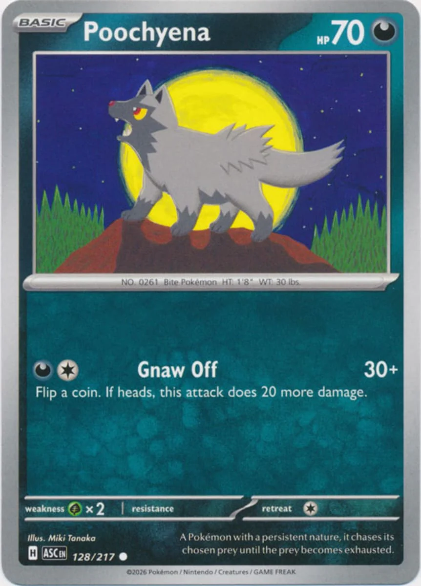 Poochyena - 128/217 - Common