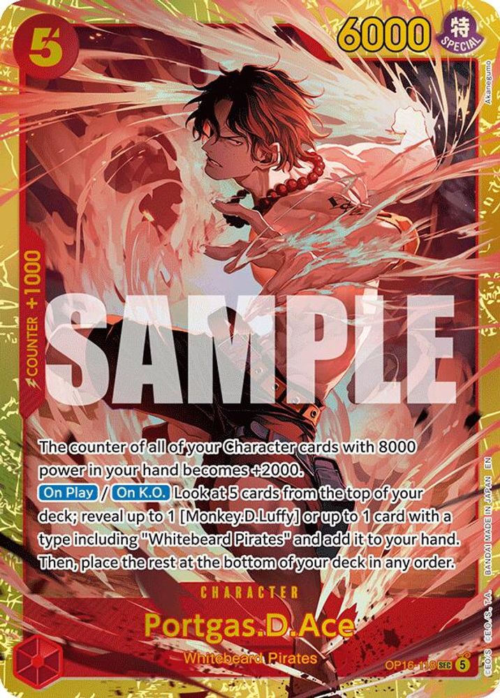 Portgas.D.Ace (118) - OP16-118 - Secret Rare