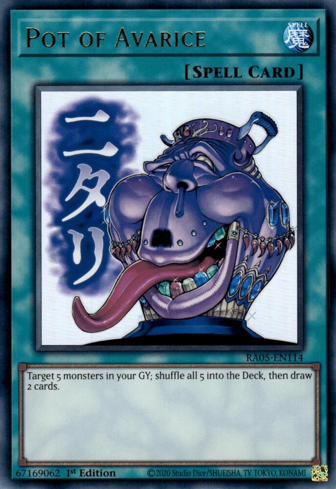 Pot of Avarice - RA05-EN114 - Ultra Rare - 1st Edition