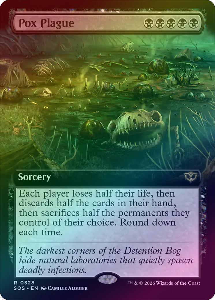 Pox Plague - Extended Art (Foil) (SOS)