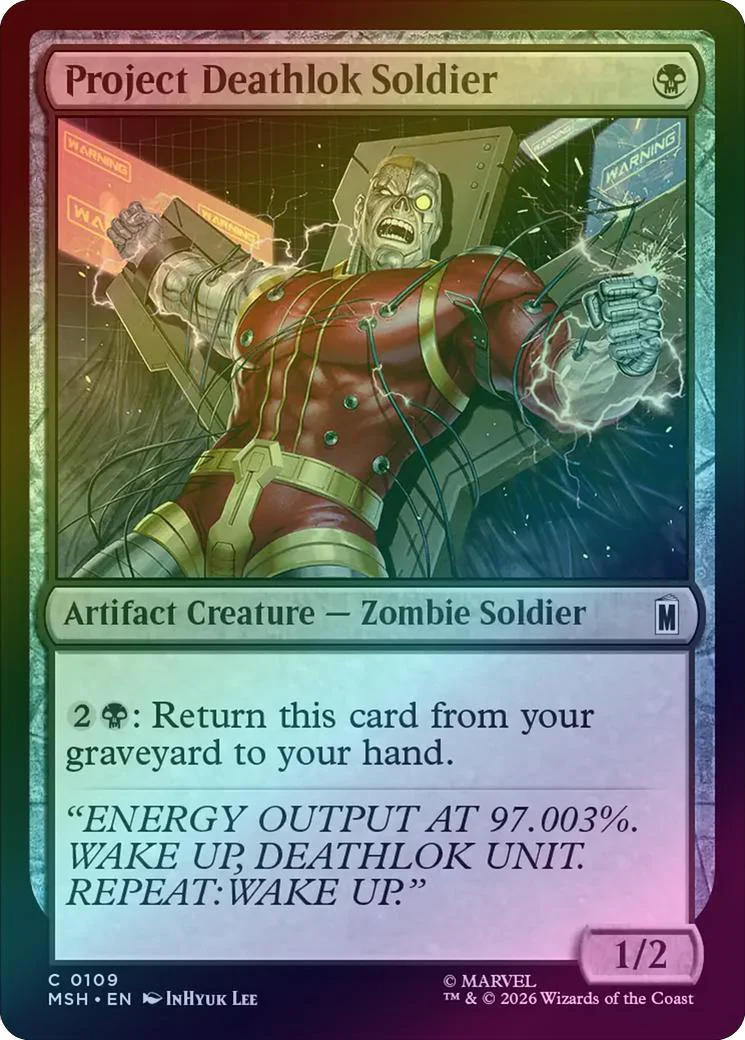 Project Deathlok Soldier (Foil) (MSH)