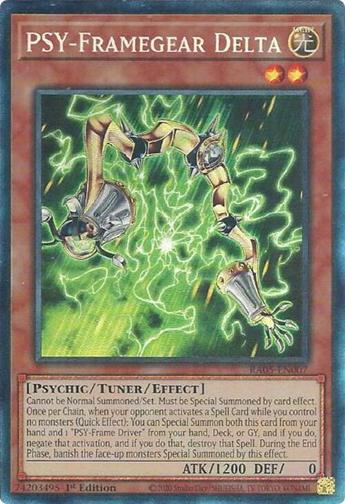 PSY-Framegear Delta (PCR) - RA05-EN007 - Prismatic Collector's Rare - 1st Edition