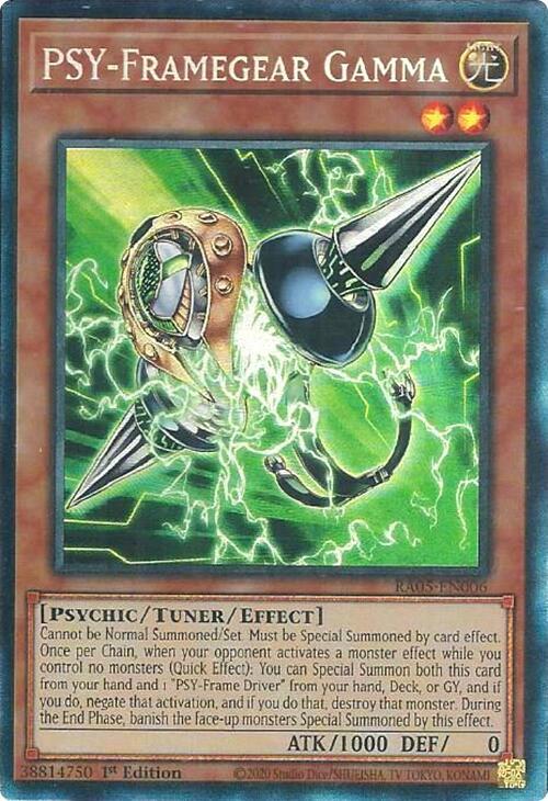 PSY-Framegear Gamma (PCR) - RA05-EN006 - Prismatic Collector's Rare - 1st Edition