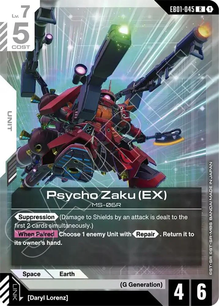 Psycho Zaku (EX) - EB01-045 - Rare
